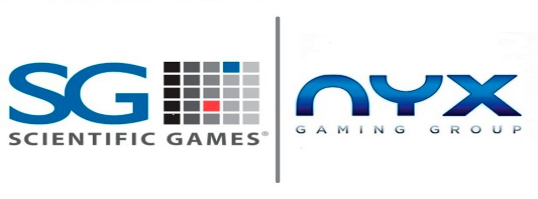 Scientific Games und NYX Gaming - Logos.