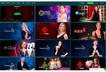 22bet Casino - Liste der Live-Spiele.