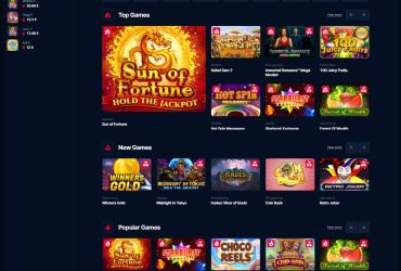 Betsofa Casino - Spieleseite