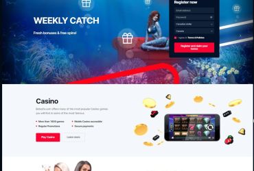 Betsofa Casino - Hauptseite