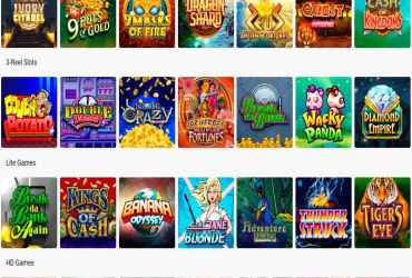 Spin Palace Casino - Liste der Spielautomaten