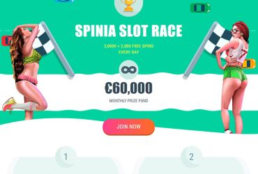 Spinia Kasino - Informationen über Slot-Rennen.