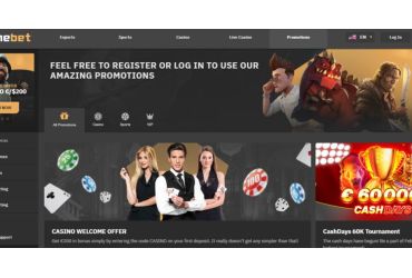 Arcanebet Casino - Promo-Seite