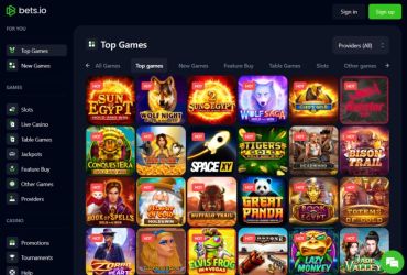 Bets.io - beliebte Spielautomaten