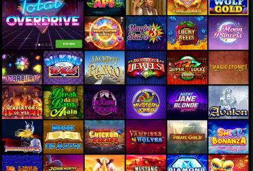 Gowild Casino - Liste der Spielautomaten.