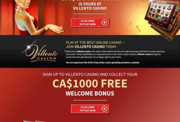 Villento Casino - Hauptseite