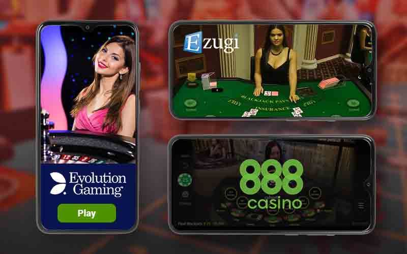 Mobile Online-Casino-Spiele mit Live-Dealern
