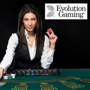 Live-Blackjack-Händler von Evolution Gaming