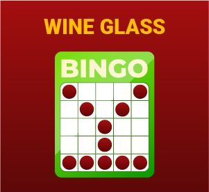 Online Bingo - Weinglasmuster