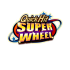 Schneller Treffer Super Wheel Wildes rotes Slot-Logo