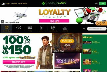 Casino Luck - Live-Casino-Seite