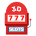 3D-Symbol für Spielautomaten