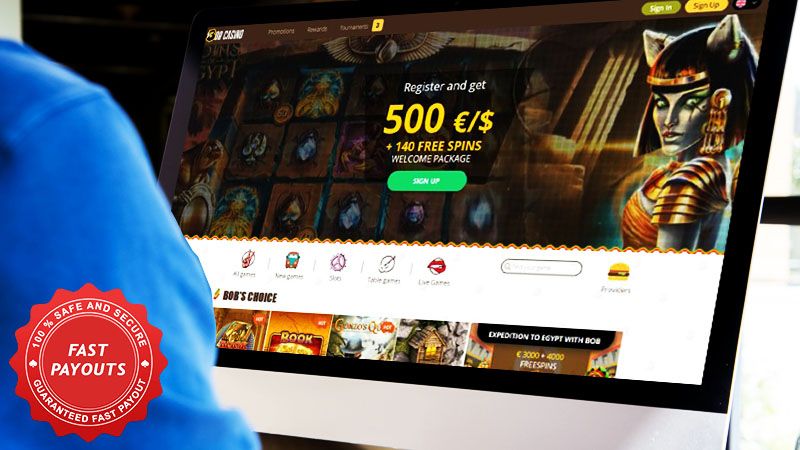 Bob Online Casino - schnelle Auszahlung