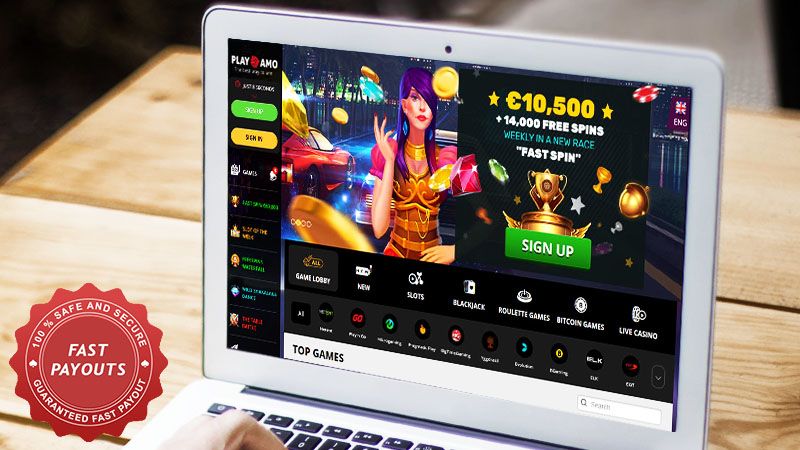 Playamo Online Casino - schnelle Auszahlung