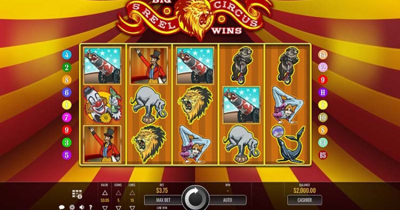 Spielen Sie jetzt den 5 Reel Circus Slot Online von Rival kostenlos / Casino Deutschland