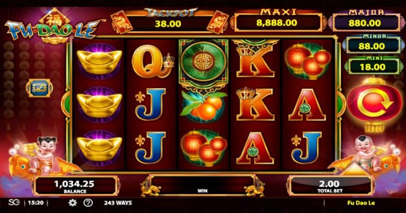 In Fu Dao Le Slot von Bally jetzt kostenlos online spielen / Casino Deutschland