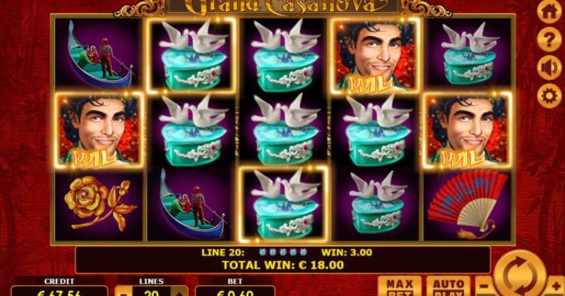 Spielen Sie jetzt den Grand Casanova Slot Online von Amatic kostenlos / Casino Deutschland