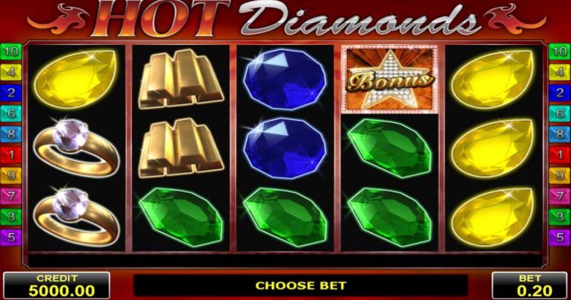 Spielen Sie jetzt den Hot Diamonds Slot Online von Amatic kostenlos / Casino Deutschland
