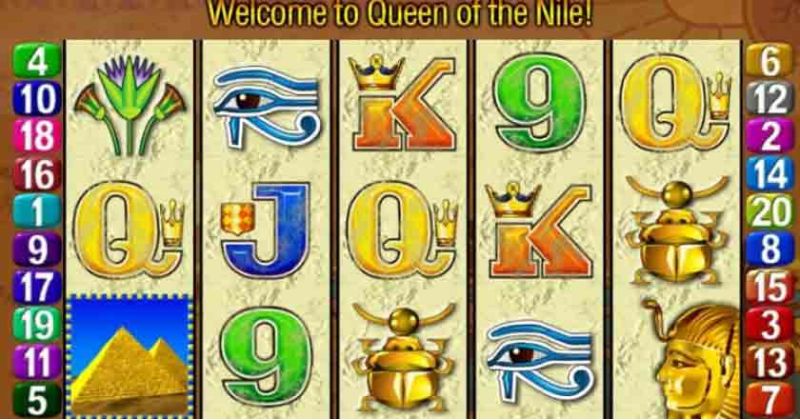 Spielen Sie jetzt den Queen of the Nile Slot online von Aristocrat kostenlos / Casino Deutschland