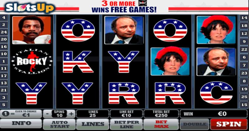 Jetzt in Rocky Slot Online von Playtech kostenlos spielen / Casino Deutschland