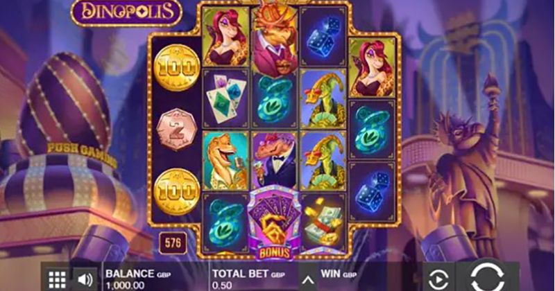 Jetzt in Dinopolis Slot Online von Push Gaming kostenlos spielen / Casino Deutschland