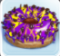 Violetter Donut