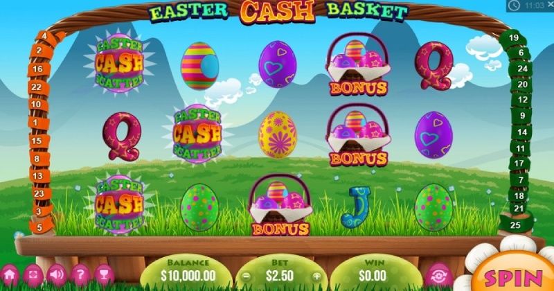 Spielen Sie jetzt den in Easter Cash Basket Slot Online von PariPlay kostenlos / Casino Deutschland