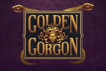 goldenes Gorgon-Slot-Logo