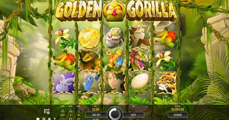 Spielen Sie jetzt den Golden Gorilla Slot Online von Rival kostenlos / Casino Deutschland