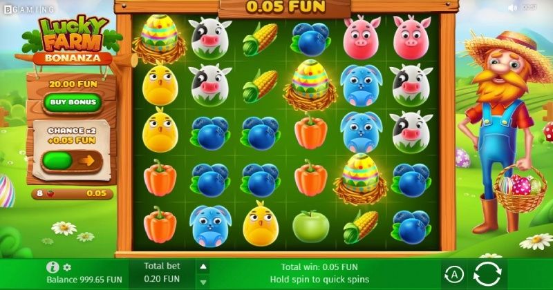 Spielen Sie jetzt den Lucky Farm Bonanza Slot Online von BGaming kostenlos / Casino Deutschland