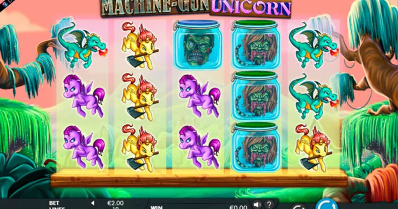 Spielen Sie jetzt den Machine Gun Unicorn Slot Online von Genesis Gaming kostenlos / Casino Deutschland