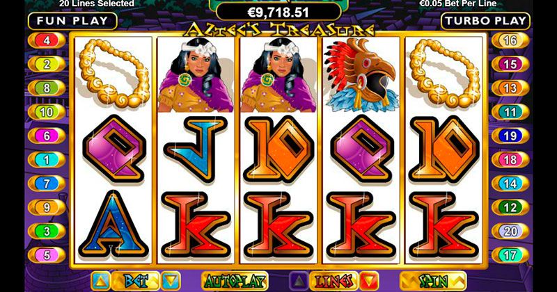 Spielen Sie jetzt den Aztec Treasures Slot Online von BetSoft kostenlos / Casino Deutschland