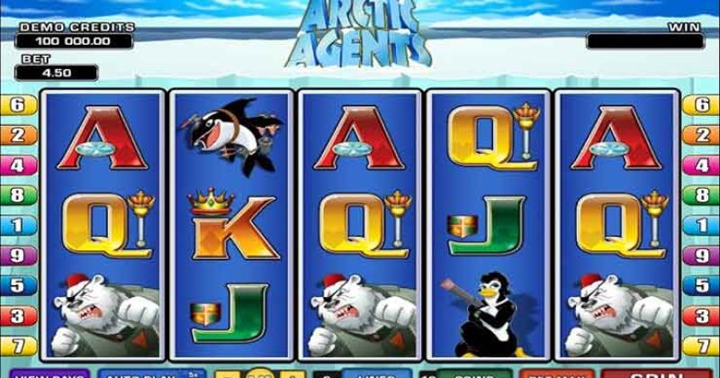 Arctic Agents Slot von Microgaming jetzt kostenlos spielen / Casino Deutschland
