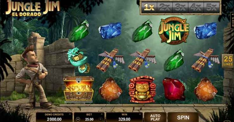 Jungle Jim El Dorado Slot von Microgaming jetzt kostenlos spielen / Casino Deutschland