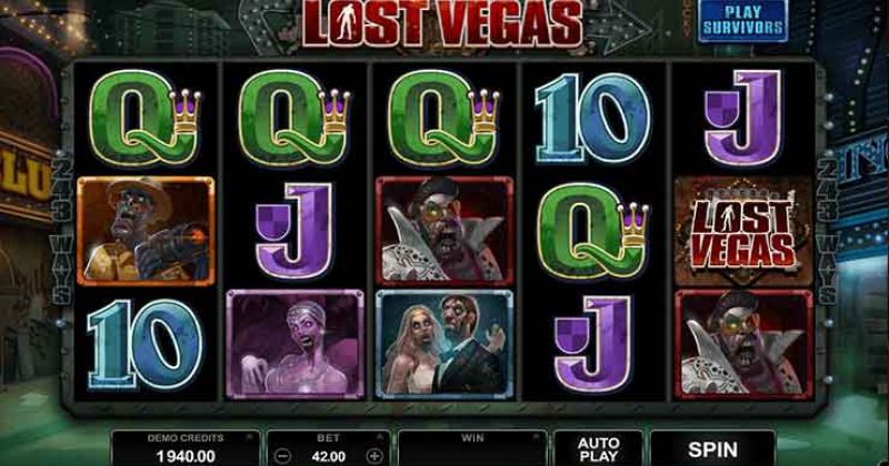 Spielen Sie jetzt den Lost Vegas Slot Online von Microgaming kostenlos / Casino Deutschland