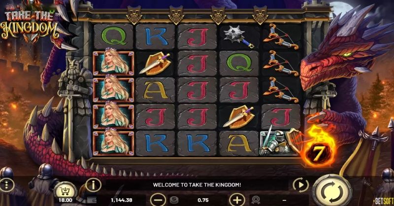 Spielen Sie jetzt den Take The Kingdom Slot Online von Betsoft kostenlos / Casino Deutschland