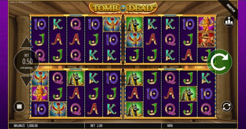 Spielen Sie jetzt in Tomb of Dead Power 4 Slots Online von Blueprint kostenlos / Casino Deutschland
