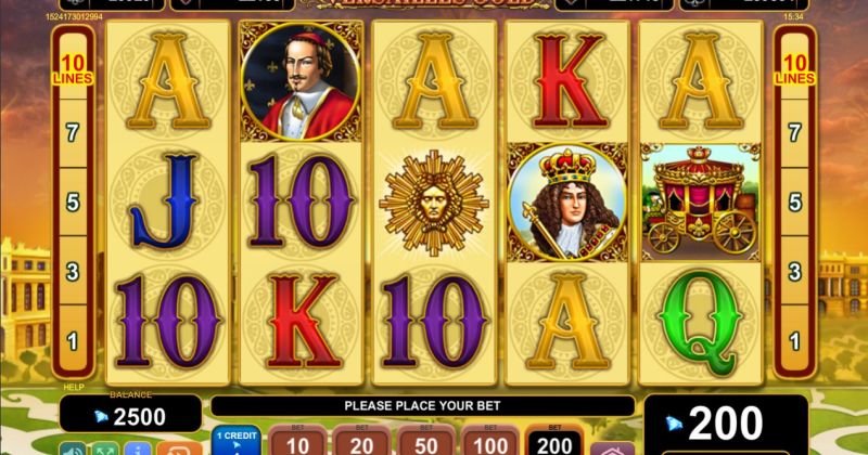 Spielen Sie jetzt den in Versailles Gold Slot Online von EGT Interactive kostenlos / Casino Deutschland